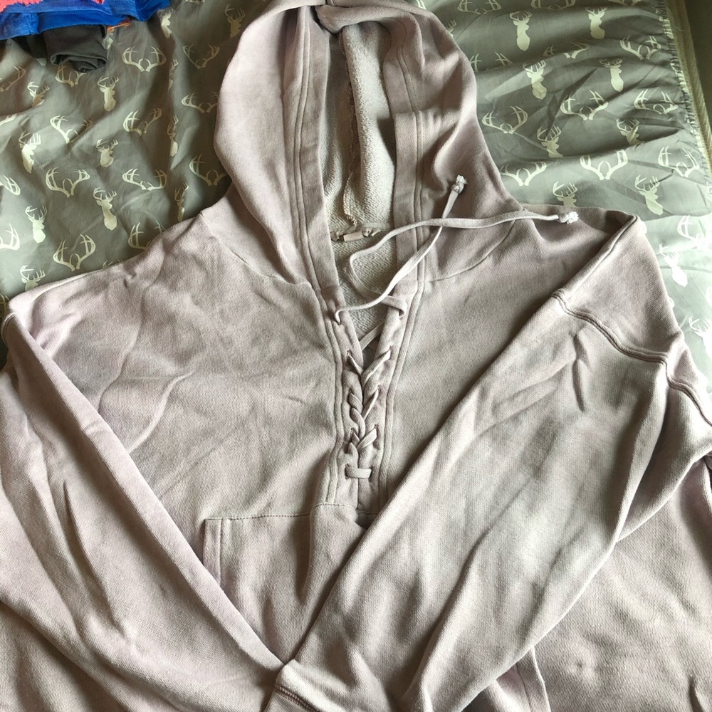 American eagle crop sweatshirt
